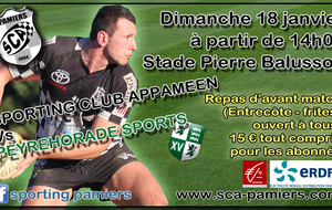 PAMIERS 1 Vs PEYREHORADE 1