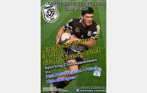 PAMIERS Vs Rst MONTREJEAU - HAUT COMMINGES
