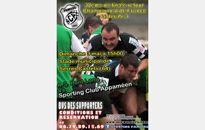 FEDERALE 3 - 32ème de finale retour - PONTLONG Vs PAMIERS