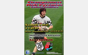 CHAMPIONNAT MIDI PYRENEES - LA SAUDRUNE Vs PAMIERS