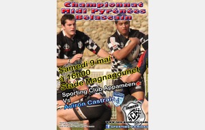CHAMPIONNAT MIDI PYRENEES - PAMIERS Vs AVIRON CASTRAIS