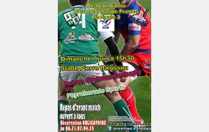 QUART DE FINALE CHAMPIONNAT DE FRANCE FEDERALE 3
