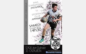 RST PAYS D'ARMAGNAC Vs PAMIERS