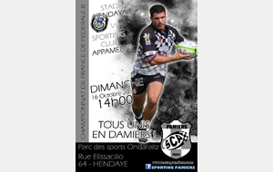 FEDERALE B - HENDAYE 2 Vs PAMIERS 2