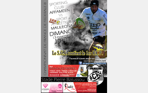 FEDERALE B - PAMIERS 2 Vs MAULEON