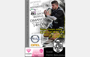 FEDERALE B - PAMIERS 2 Vs GER SERON BEDEILLE