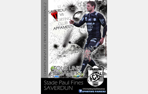 FEDERALE 2 - SAVERDUN 1 Vs PAMIERS