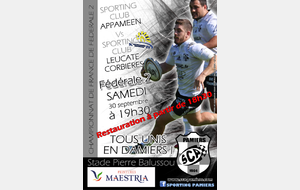 FEDERALE 2 - PAMIERS 1 Vs LEUCATE