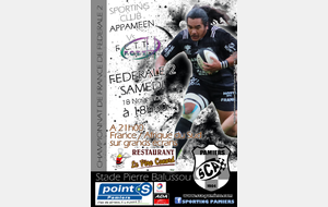 FEDERALE 2 - PAMIERS 1 Vs FCTT
