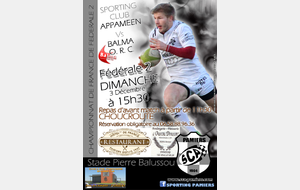 FEDERALE 2 - PAMIERS 1 Vs BALMA