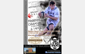 FEDERALE B : PAMIERS 2 Vs BALMA