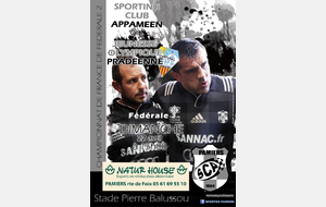 FEDERALE 2 - PAMIERS 1 Vs PRADES