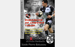 FEDERALE B : PAMIERS 2 Vs NEGREPELISSE