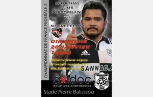 FEDERALE 2 : PAMIERS 1 Vs NEGREPELISSE