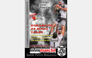 FEDERALE B : PAMIERS 2 Vs CASTELNAUDARY