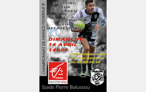 FEDERALE B : PAMIERS 2 Vs DECAZEVILLE