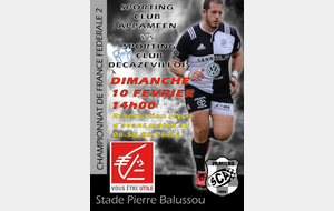 FEDERALE 2 : PAMIERS Vs DECAZEVILLE