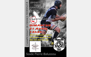 FEDERALE B : PAMIERS 2 Vs VILLEFRANCHE LAURAGAIS