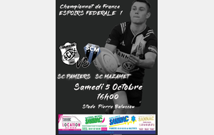 ESPOIRS F1 : PAMIERS Vs MAZAMET