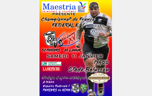 FEDERALE 1 : PAMIERS Vs LAVAUR