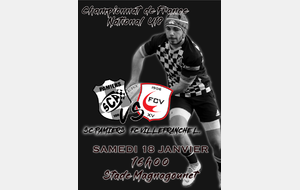 NATIONAL U18 : PAMIERS Vs VILLEFRANCHE LAURAGAIS