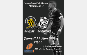 FEDERALE 1 : ALBI Vs PAMIERS