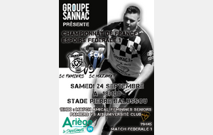 ESPOIRS Fed 1 : PAMIERS Vs MAZAMET