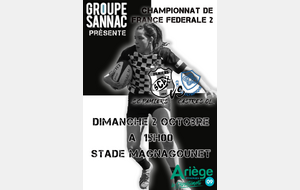FEDERALE 2 FEMININES : PAMIERS Vs CASTRES