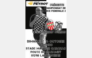 FEDERALE 2 FEMININES : OLYMPIQUE LABRUGUIERE Vs PAMIERS