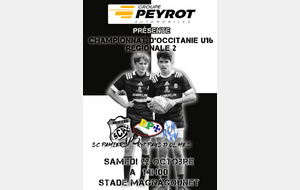 SCA U16 Régionaux Vs Rst PAYS D'Olmes