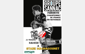PAMIERS U18 Nationaux Vs Lannemezan