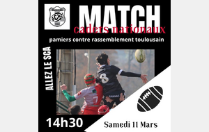 PAMIERS U16 Nationaux Vs Rst COEUR TOULOUSAIN