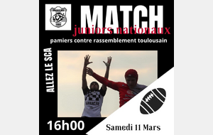 PAMIERS U18 Nationaux Vs Rst COEUR TOULOUSAIN